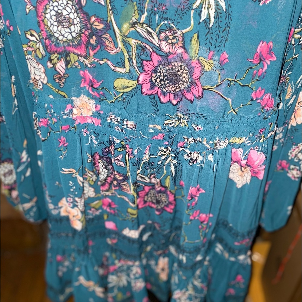 Free people NWT cherry blossom mini dress Large - Picture 9 of 10